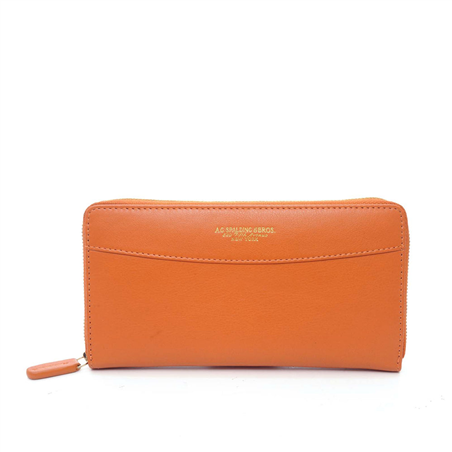 Portafoglio Zip Donna L Arancio