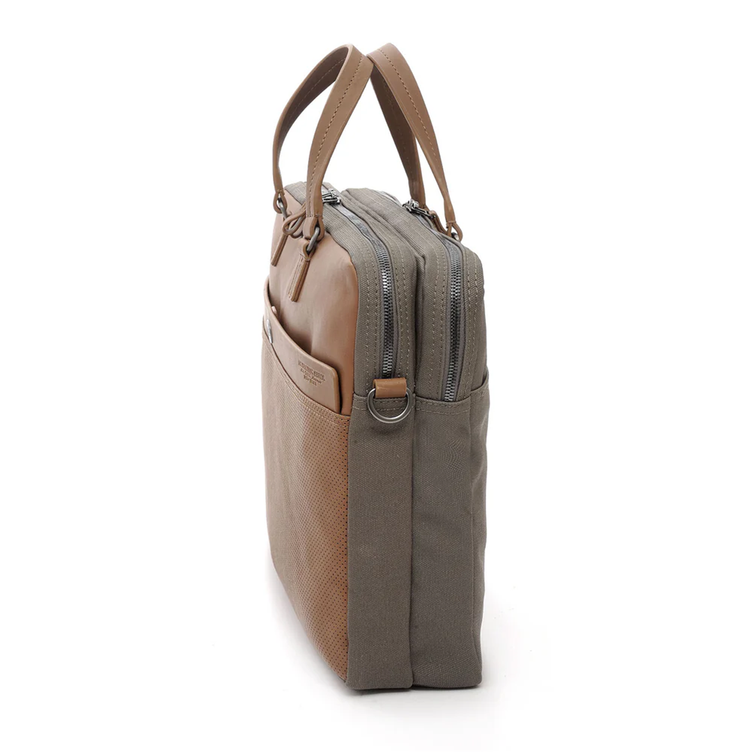 Cartella 2 Zip New Holey Marrone — immagine 2