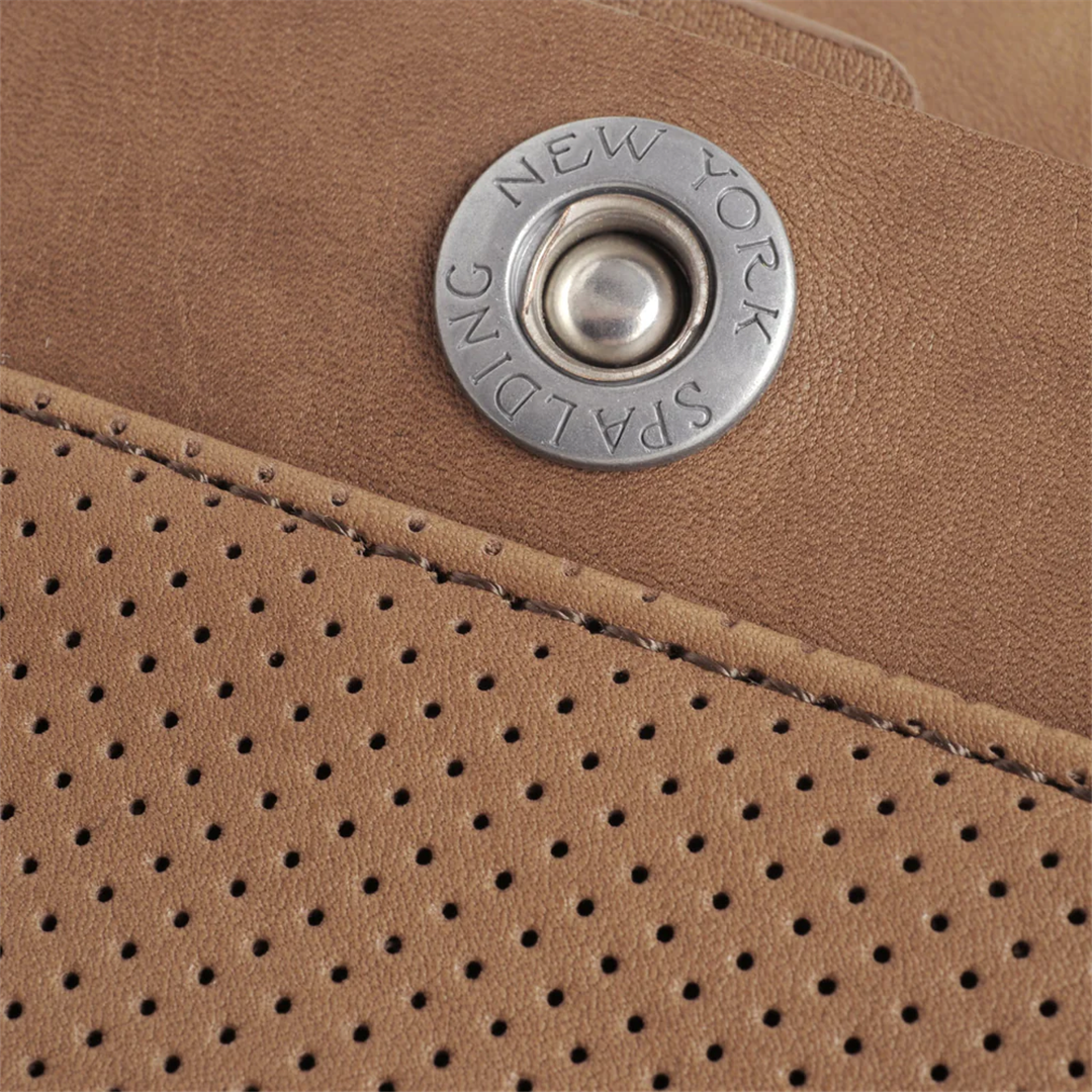 Cartella 2 Zip New Holey Marrone — immagine 5