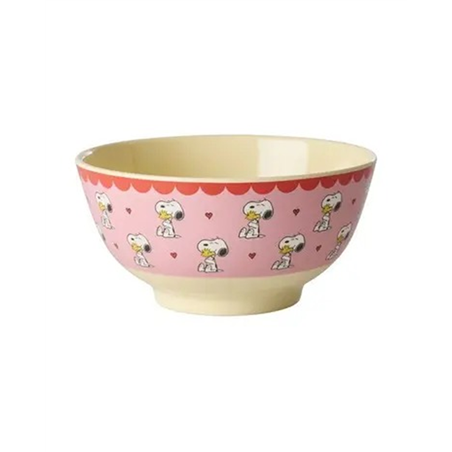 Scodella  Melamina 700ml  Snoopy Rosa