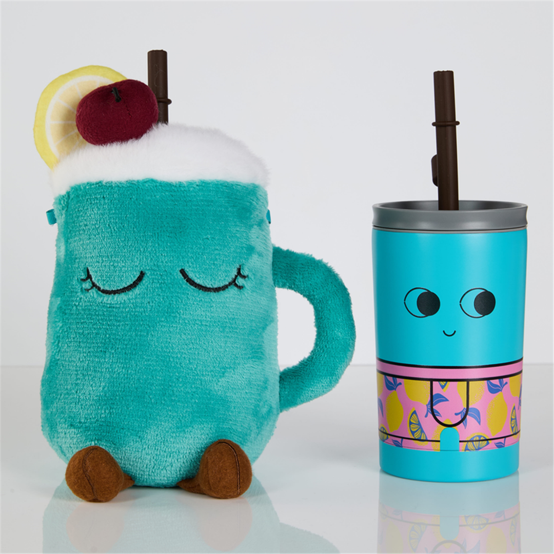 Borraccia Fuzzies Peluche Asobu Pina The Party Puff — immagine 3