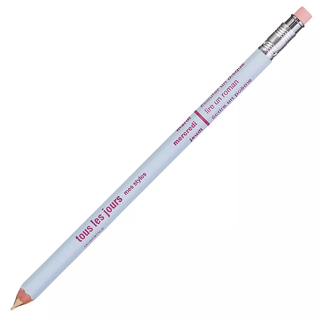 Mechanical Pencil With Eraser Days Light Blue