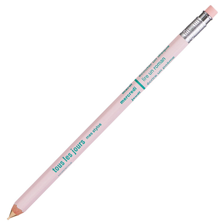Mechanical Pencil With Eraser Days Light Pink