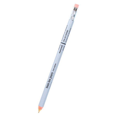Mechanical Pencil With Eraser Days Mat Silver