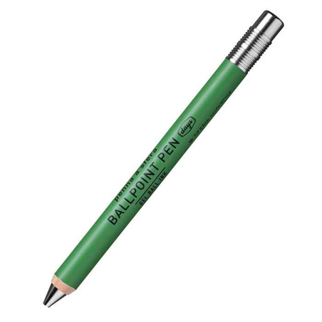 Gel Wood Ball Pen Days Green