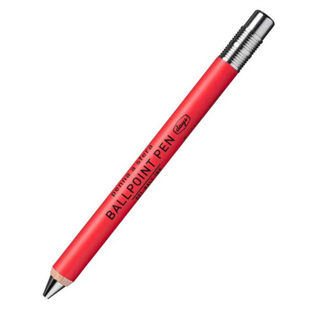 Gel Wood Ball Pen Days Red