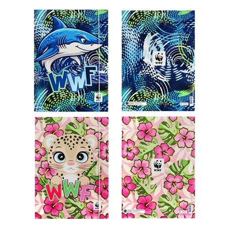 Cartellina Portafogli 3 Lembi Wwf Illustrato