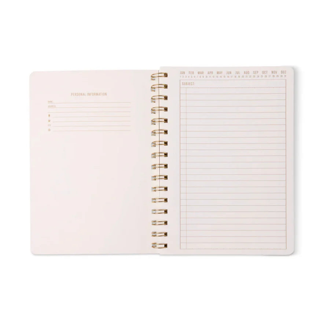 Tulip A5 Twin Wire Notebook 160pg 100gr Blue Lattice — immagine 2
