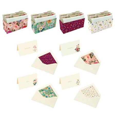 Scatola Cartoncini E Buste 16+16 9x14 Floral Simphony
