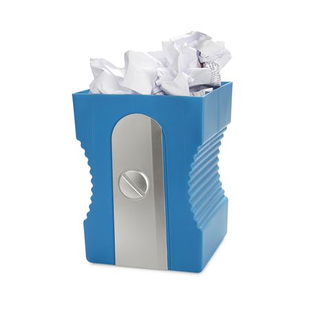 Cestino Carta Temperino Maxi  29x21,5x21 Cm Azzurro