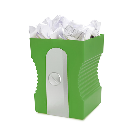 Cestino Carta Temperino Maxi  29x21,5x21 Cm Verde
