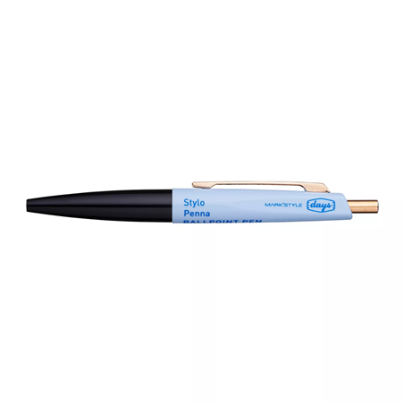 Mini Ballpoint Pen Anterique Days Black Blue