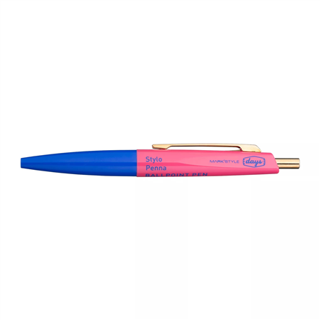 Mini Ballpoint Pen Anterique Days Blue Pink