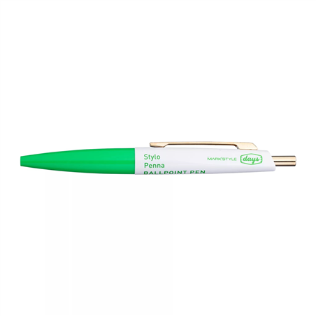 Mini Ballpoint Pen Anterique Days Basil White