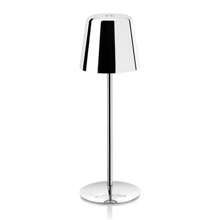 Lampada  Da Tavolo In Metallo Silver