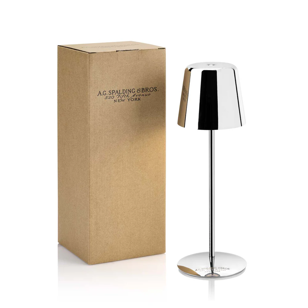 Lampada  Da Tavolo In Metallo Silver — immagine 2
