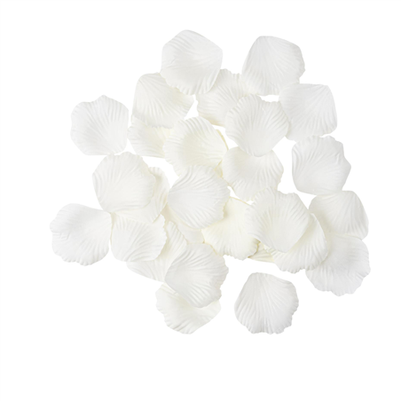 Petali Di Rosa Tessuto D4,5cm 100pz Avorio