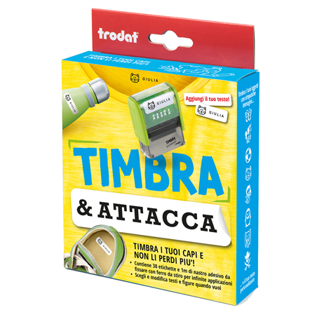 Kit Timbraattacca Per Stampa Su Tessuti E Etichette