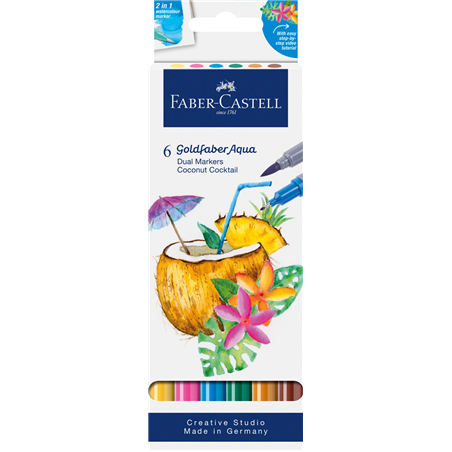 Set Aqua Dual Marker Pezzi 6 Coconut Cocktail