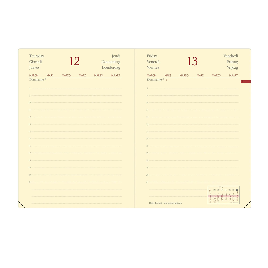 Agenda Q.v. Daily Pocket Blu — immagine 2