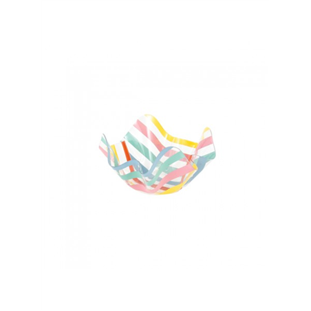 Contenitore Pet Righe Multi 13x7cm