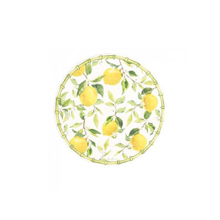 Piatto Carta 21cm 8pz Givi Lemon Tree
