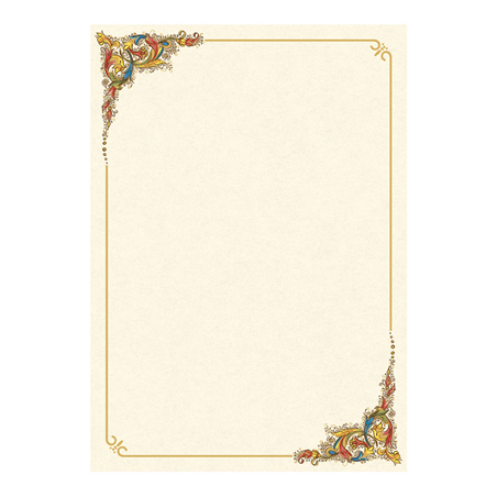 Diploma A4 160grammi Florentia Angoli