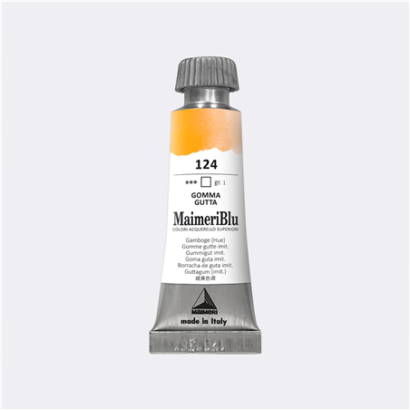 Acquerello  Blu Tubo 12 Ml Serie 1 124-Gomma Gutta