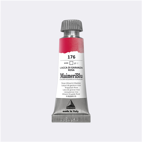 Acquerello  Blu Tubo 12 Ml Serie 2 176-Lacca Di Garanza Rosa