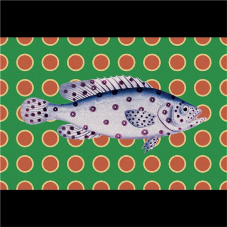 Tovaglietta Americana Sapore Di Sale 44x30cm Fish Pois