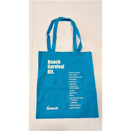Shopper Tote Tessuto Kit Mare Assortito