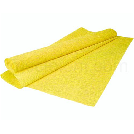 Carta Crespa 40gr Mt 2,5x50 Cm Giallo Pulcino