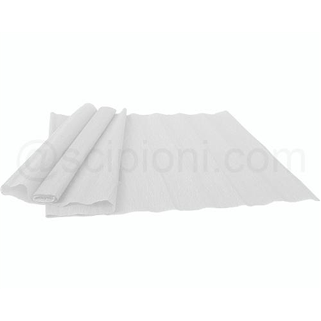 Carta Crespa 40gr Mt 2,5x50 Cm Bianco