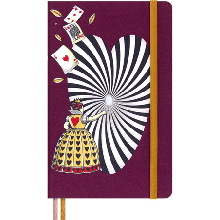 Notebook Plain Neutro Large Limited Edition Alice In Wonderland