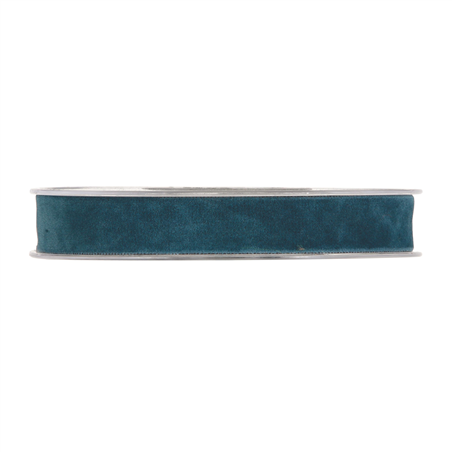 Nastro Velluto Doppio Mm15x7mt Smoking Blue