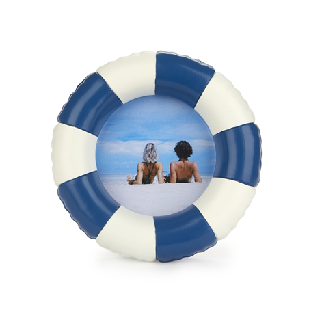 Cornice Per Foto Floats Resina 10x10cm Blu