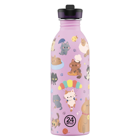 Borraccia Urban 500ml Kids Acciaio Inox Meow Friends