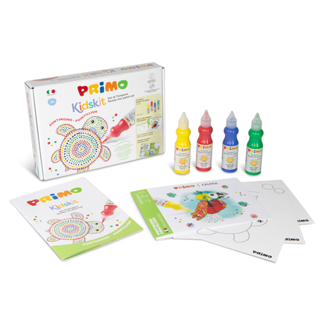 Kidskit Set Tempera Ready Mix Puntinismo — immagine 2