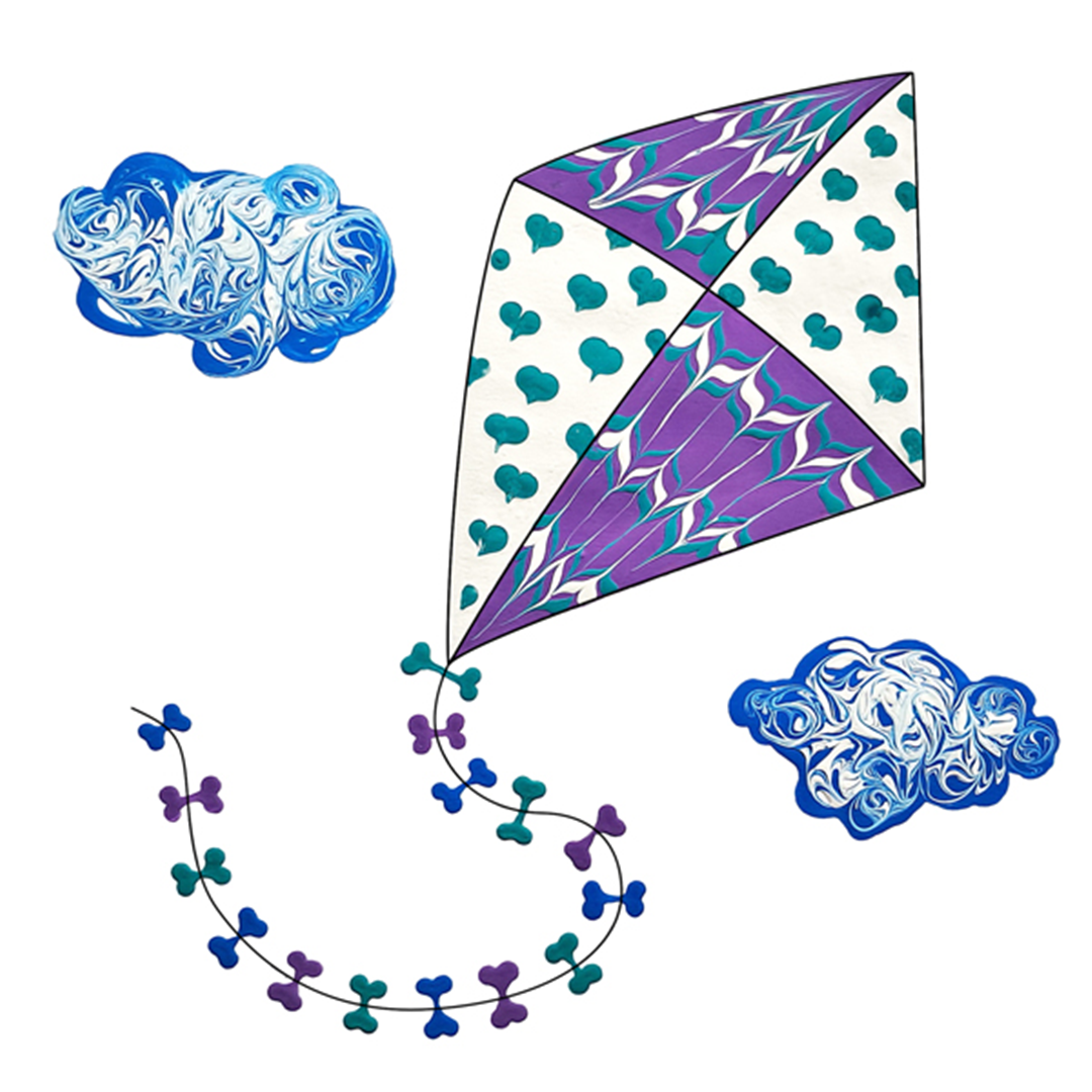 Kidskit Set Tempera Ready Mix Marbling — immagine 3