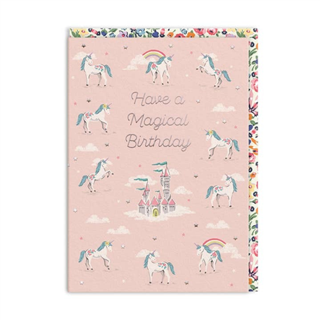 Biglietto Auguri Cath Kidston Magic Unicorns