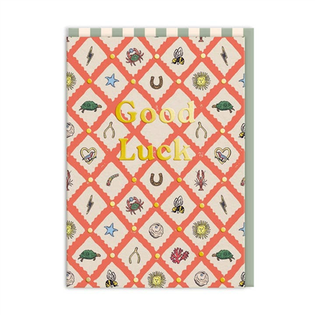 Biglietto Auguri Cath Kidston Good Luck Charms