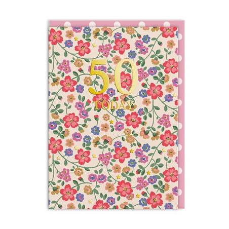 Biglietto Auguri Cath Kidston 50 Today