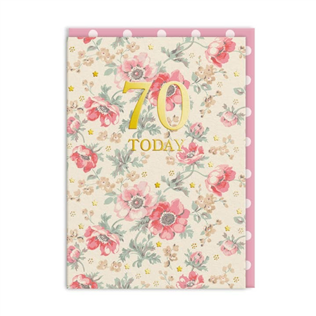 Biglietto Auguri Cath Kidston 70 Today
