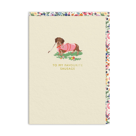 Biglietto Auguri Cath Kidston To My Favourite Sausage