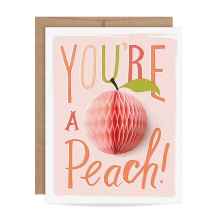 Biglietto Auguri  Pop Up Fru Fru Inklings Pap Peach - Thankyou/friendship