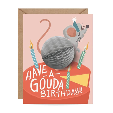 Biglietto Auguri  Pop Up Fru Fru Inklings Pap Mouse - Compleanno