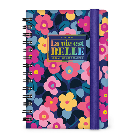 Agenda 12mesi Settimanale Spiralata Small Bo 2027 Flowers