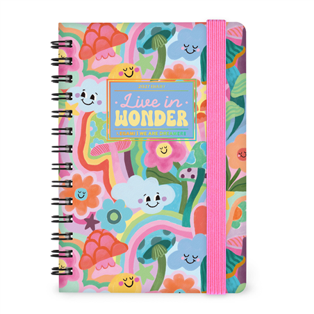 Agenda 12mesi Settimanale Spiralata Small Bo 2027 Mushrooms