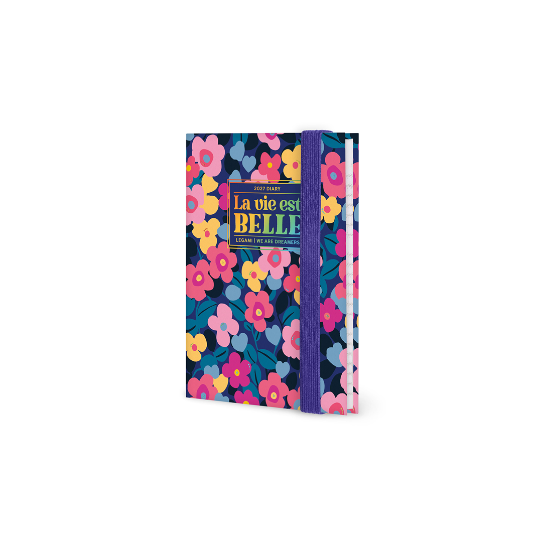 Agenda 12mesi Settimanale Mini Photo Weekly 2027 Flowers — immagine 4