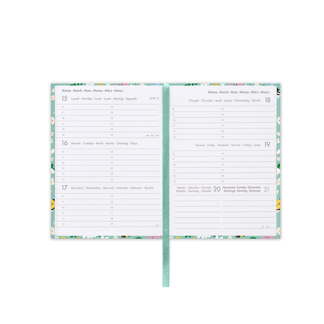 Agenda 12mesi Settimanale Mini Photo Weekly 2027 Bee — immagine 3